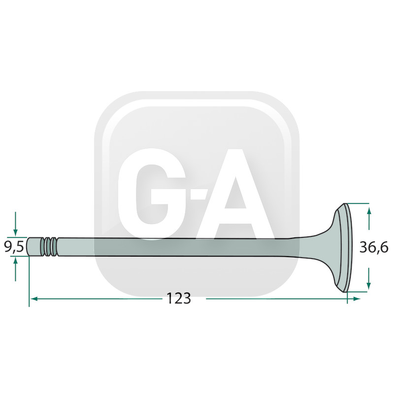 Soupape echappement Massey Ferguson